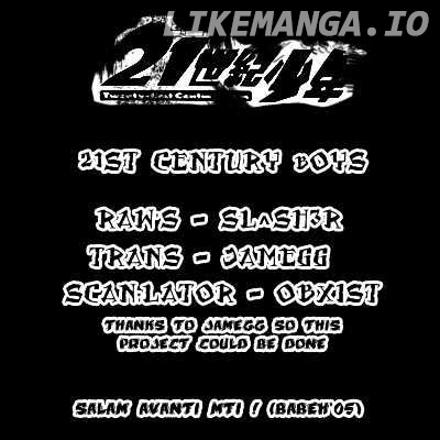Read 21st Century Boys ENGLISH Manga Online
