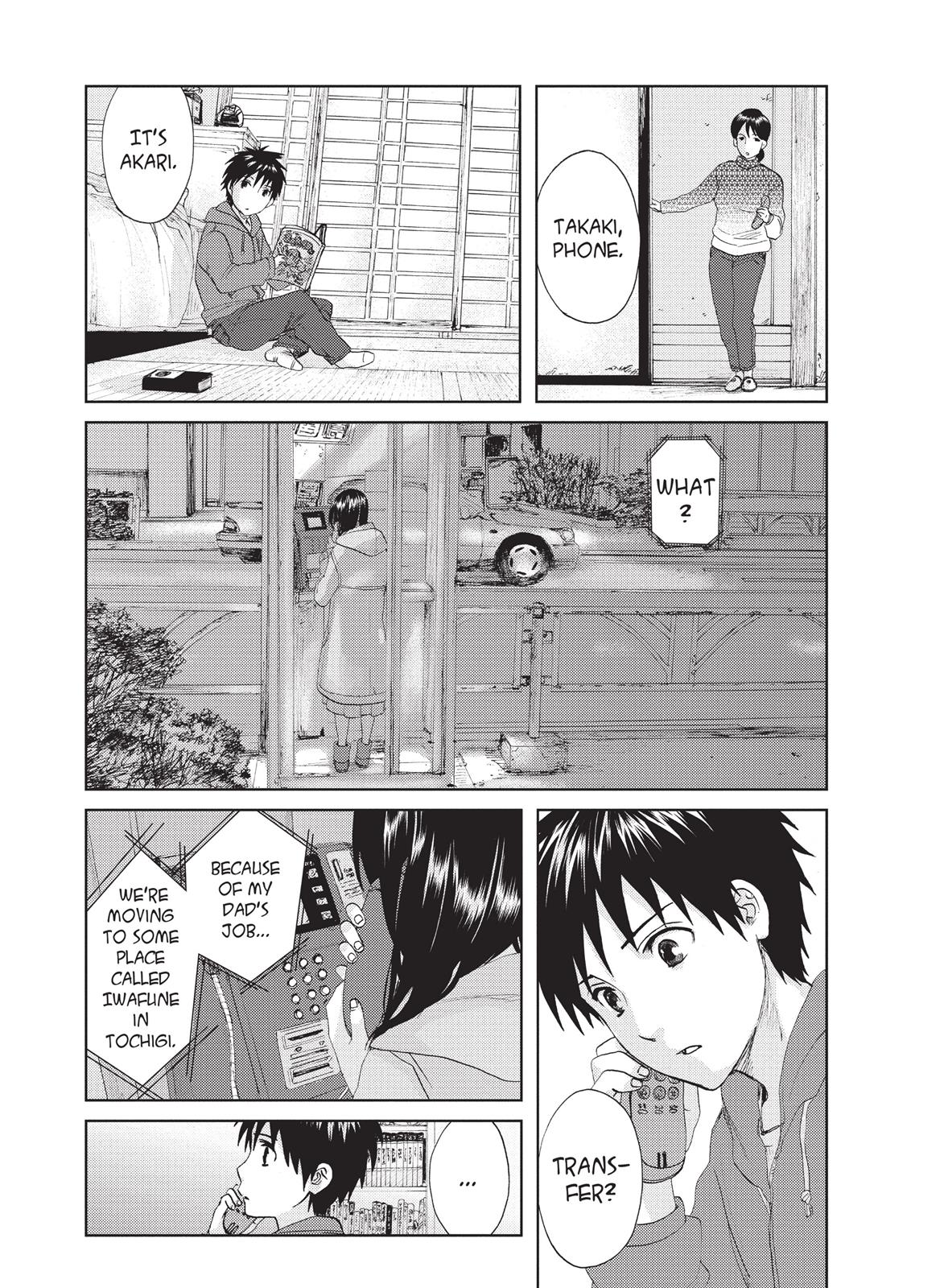 Read 5 Centimeters per Second ENGLISH Manga Online