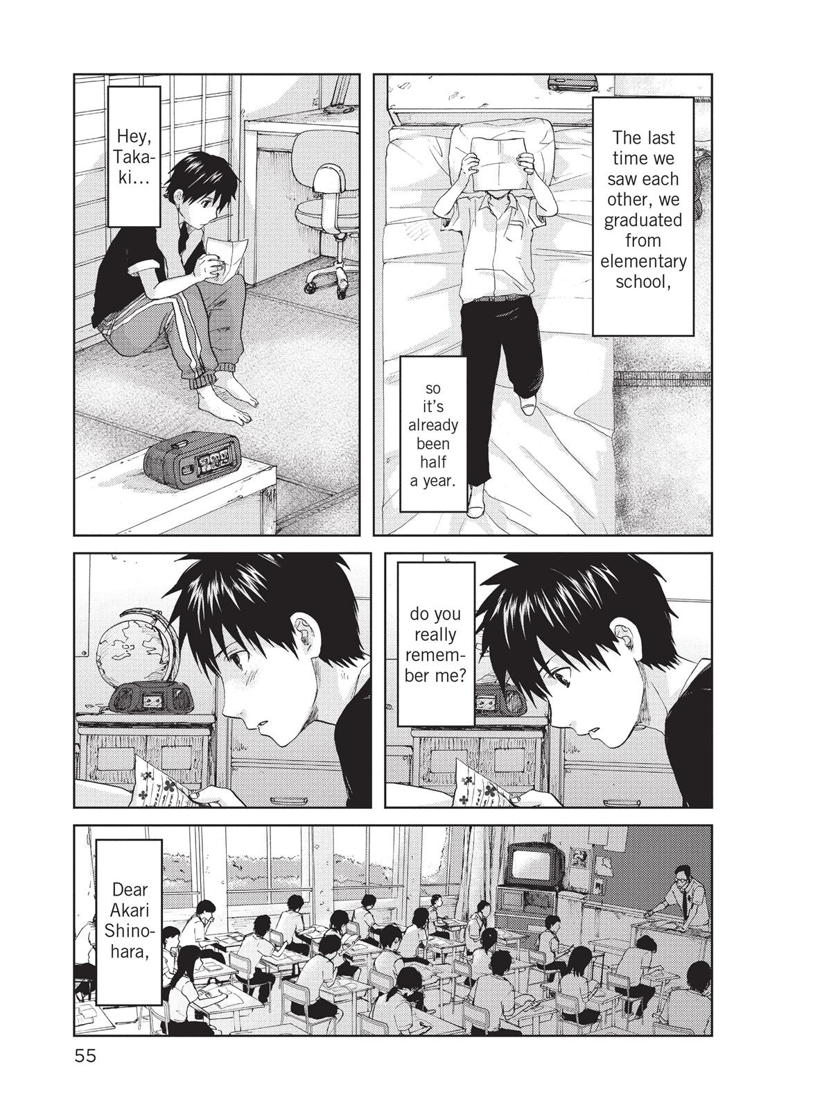 Read 5 Centimeters per Second ENGLISH Manga Online