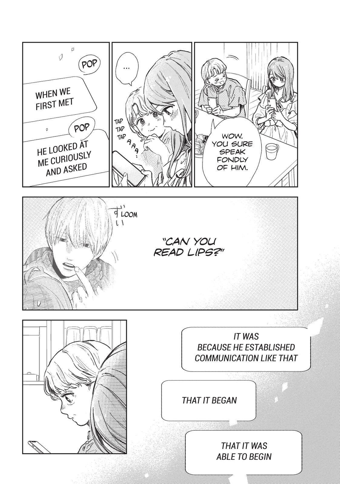 Read A Sign of Affection ENGLISH Manga Online