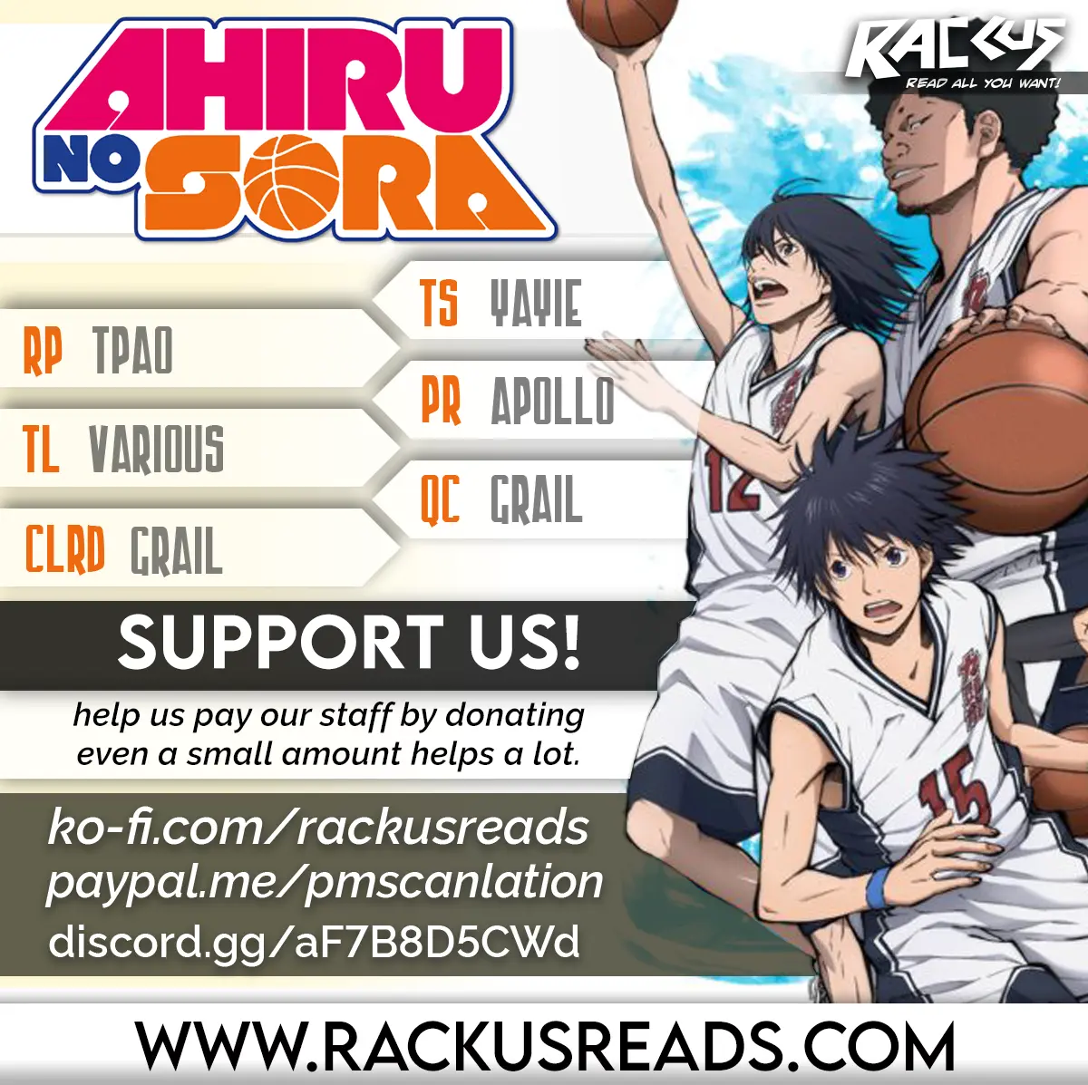 Read Ahiru no Sora ENGLISH Manga Online