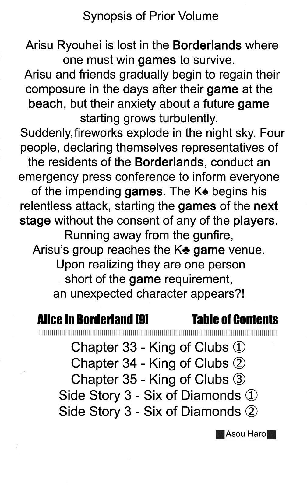 Read Alice in Borderland ENGLISH Manga Online