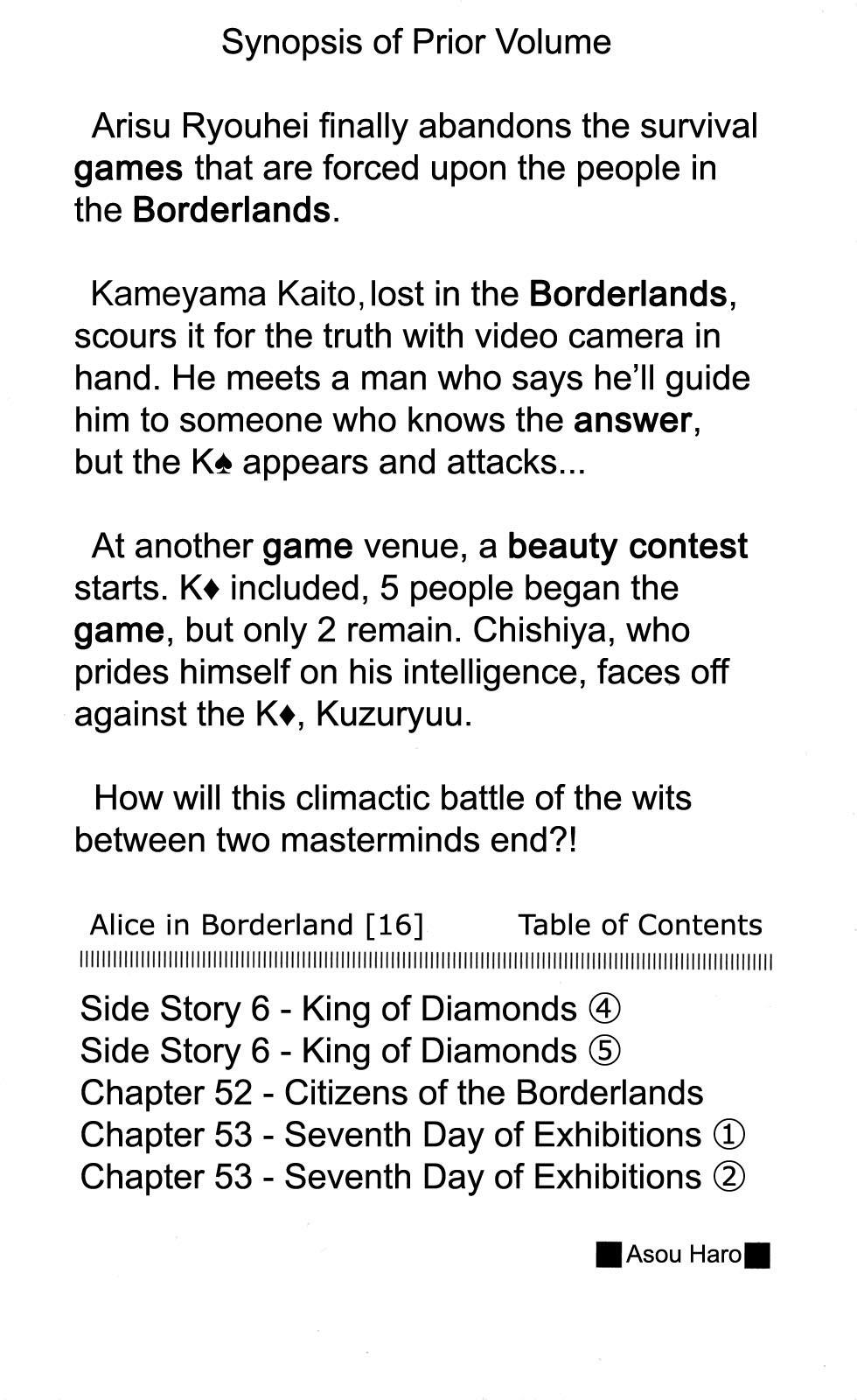Read Alice in Borderland ENGLISH Manga Online