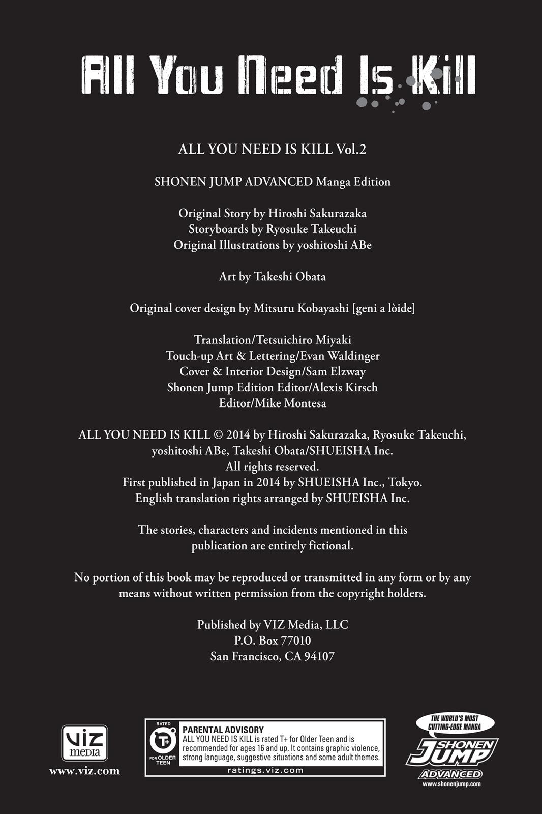 Read All You Need Is Kill ENGLISH Manga Online