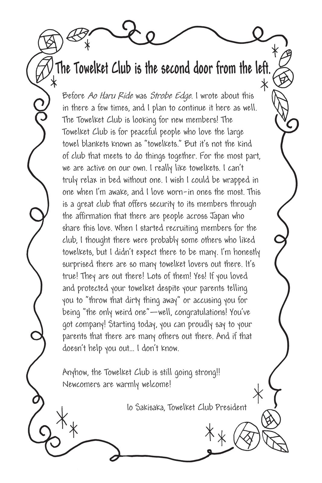 Read Ao Haru Ride ENGLISH Manga Online