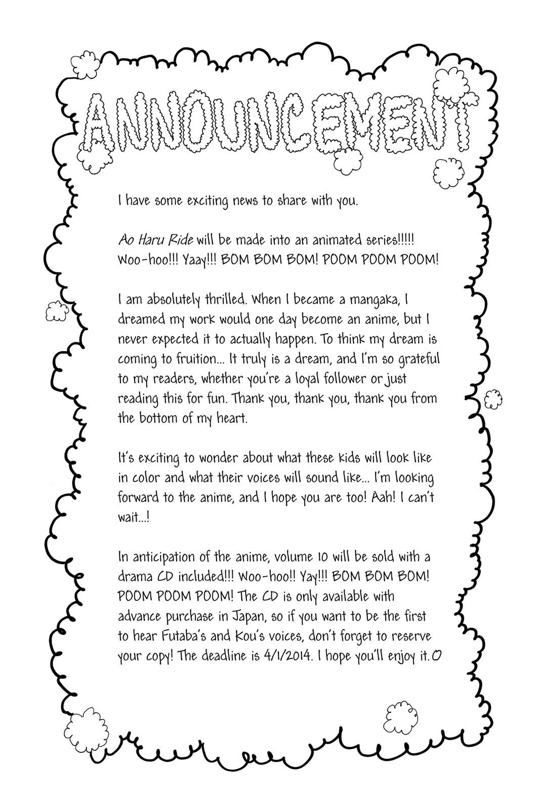 Read Ao Haru Ride ENGLISH Manga Online