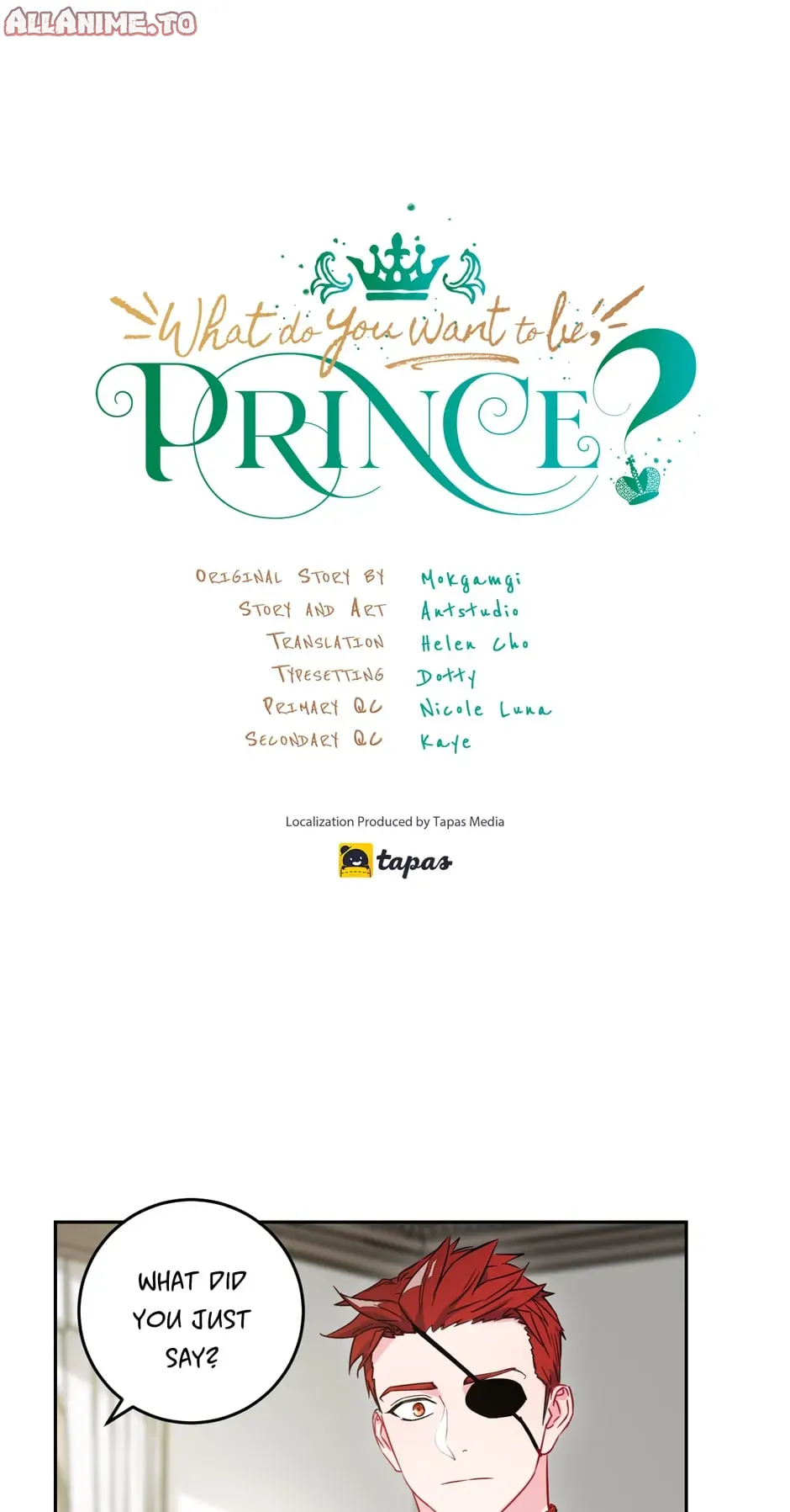 Read As You Wish, Prince ENGLISH Manga Online
