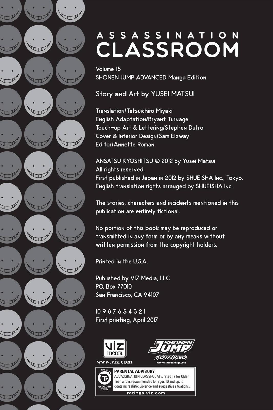 Read Assassination Classroom ENGLISH Manga Online