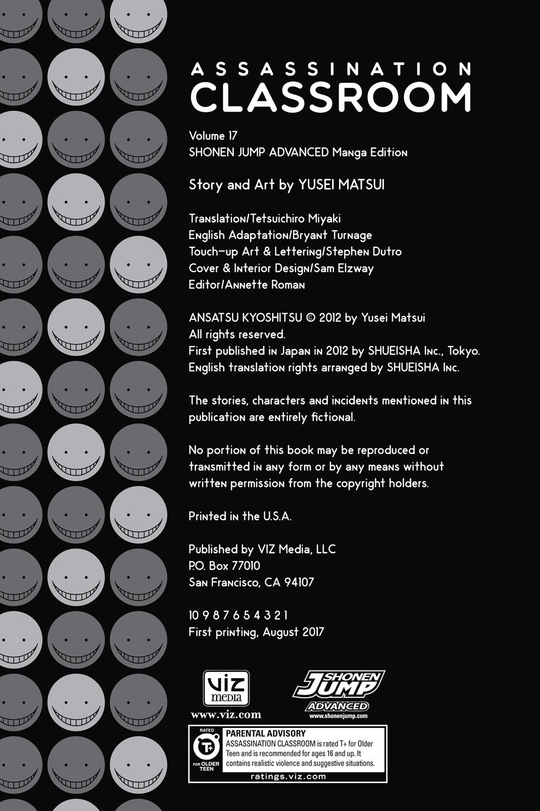 Read Assassination Classroom ENGLISH Manga Online