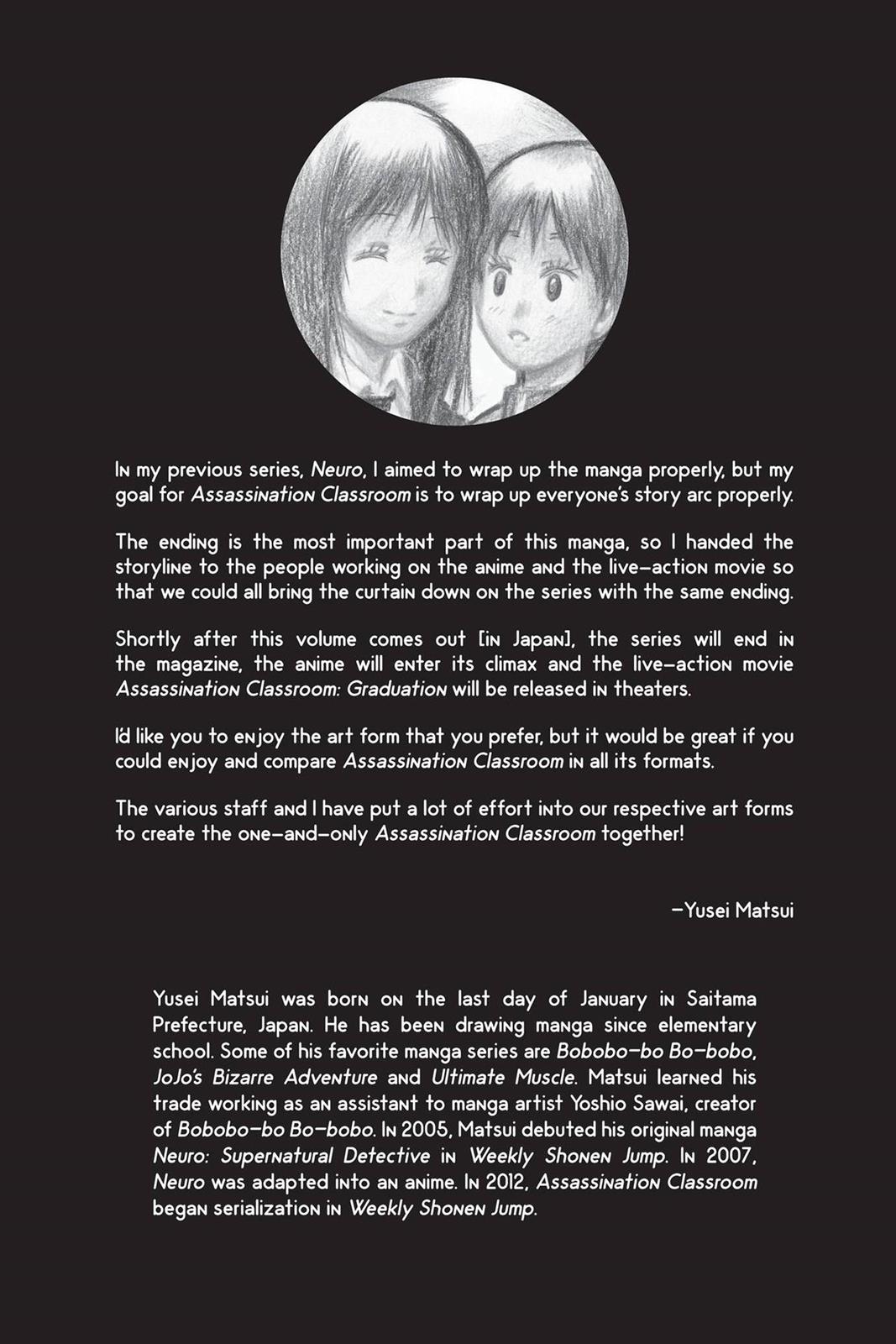 Read Assassination Classroom ENGLISH Manga Online