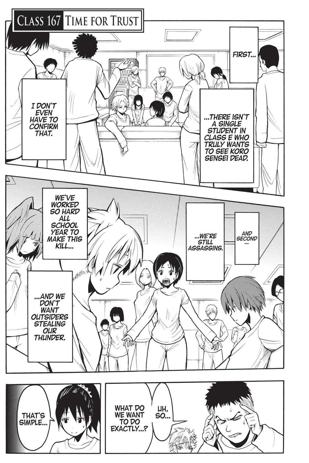 Read Assassination Classroom ENGLISH Manga Online