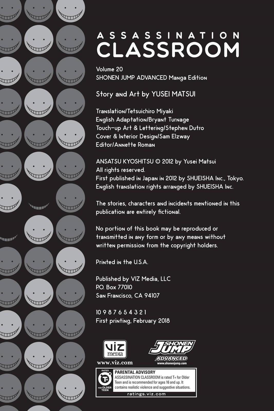 Read Assassination Classroom ENGLISH Manga Online