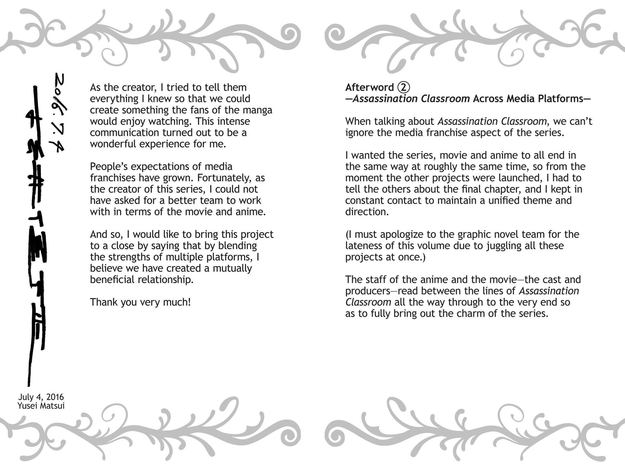 Read Assassination Classroom ENGLISH Manga Online