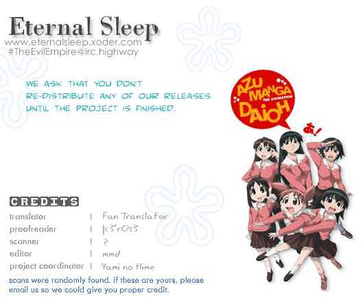 Read Azumanga Daioh ENGLISH Manga Online