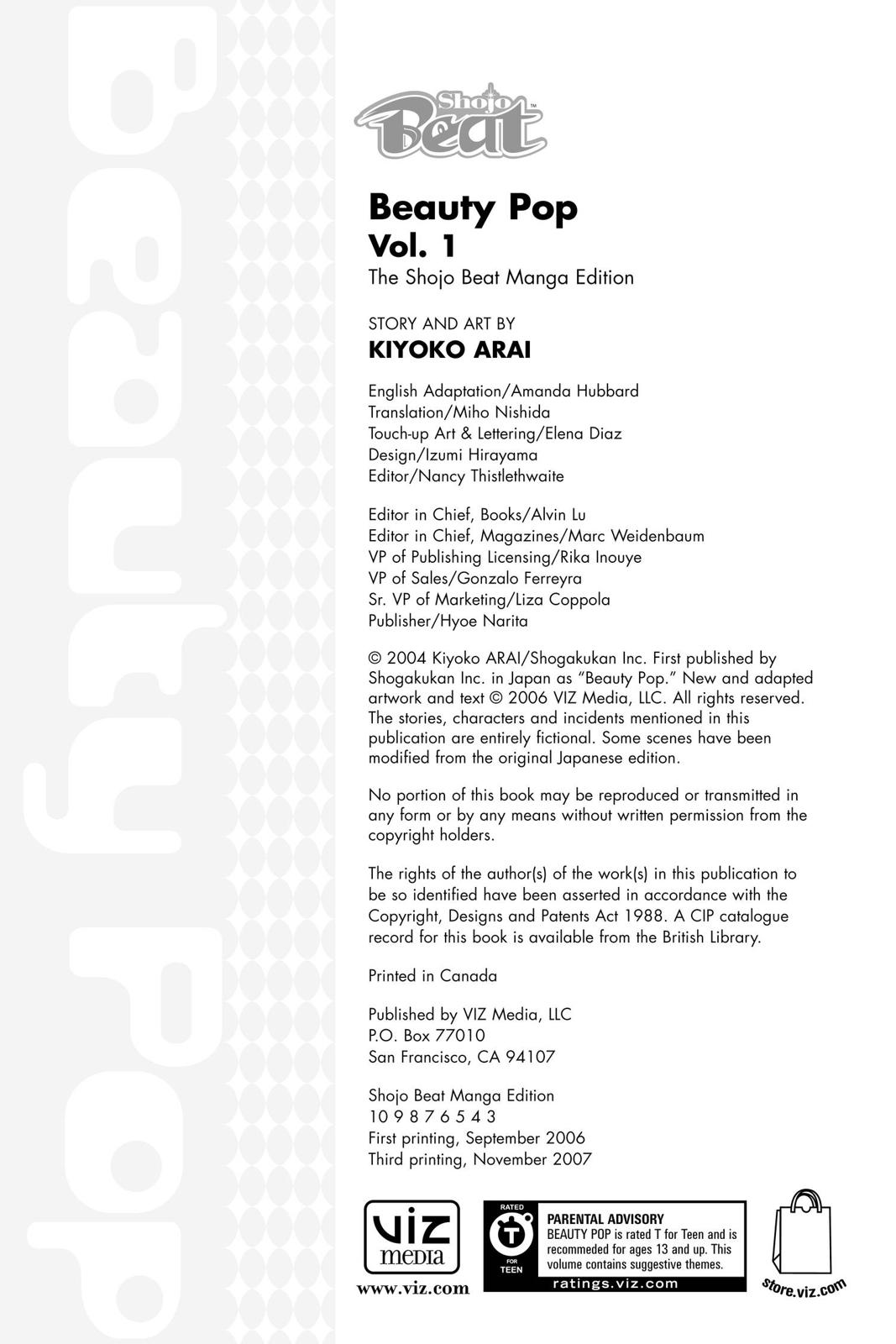 Read Beauty Pop ENGLISH Manga Online