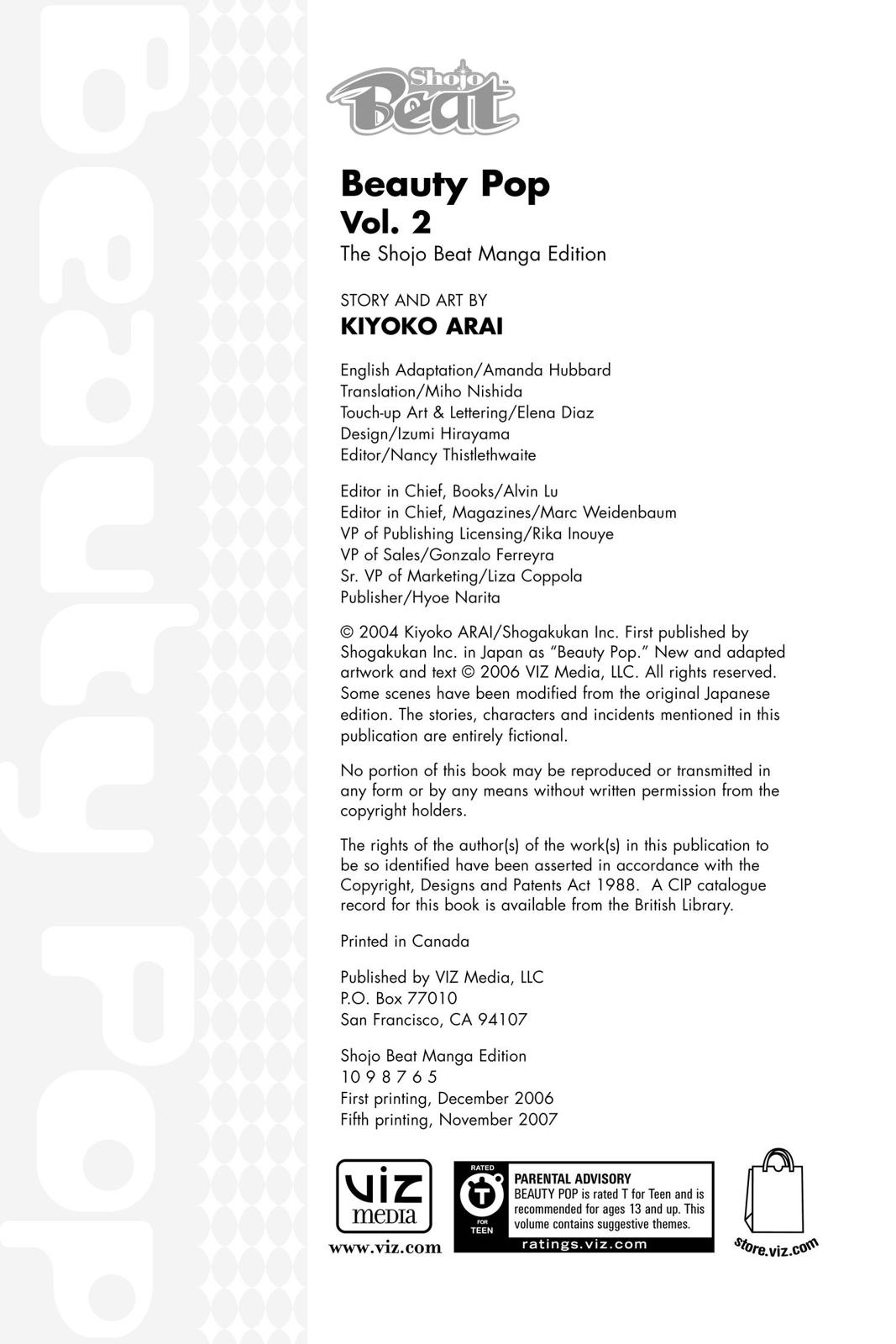 Read Beauty Pop ENGLISH Manga Online