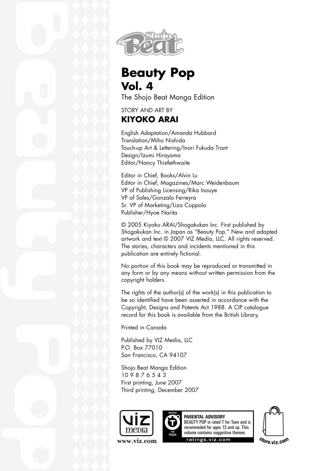 Read Beauty Pop ENGLISH Manga Online