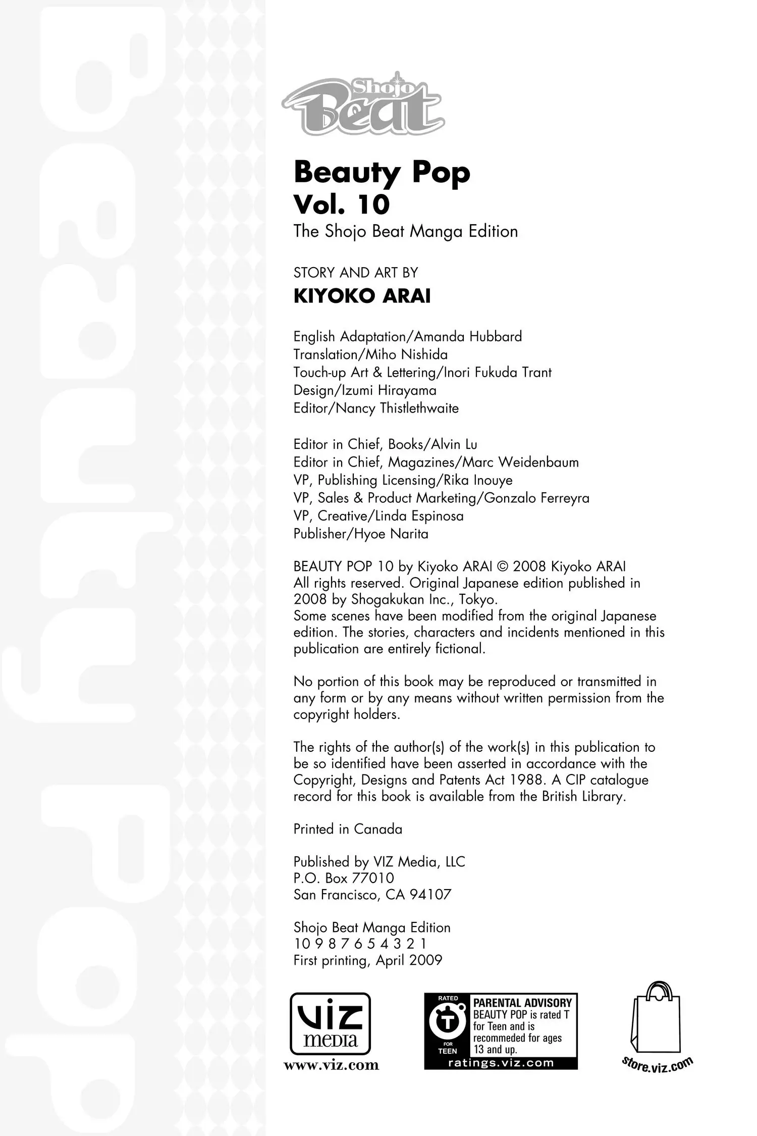 Read Beauty Pop ENGLISH Manga Online