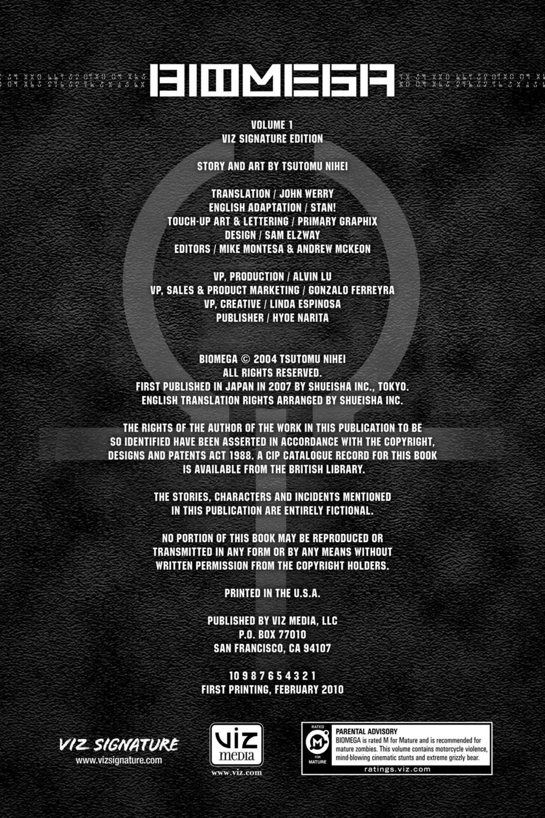 Read Biomega ENGLISH Manga Online