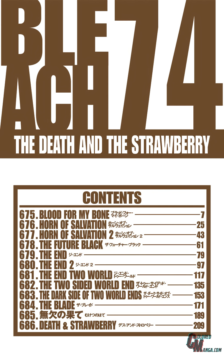 Read Bleach (Colored) ENGLISH Manga Online