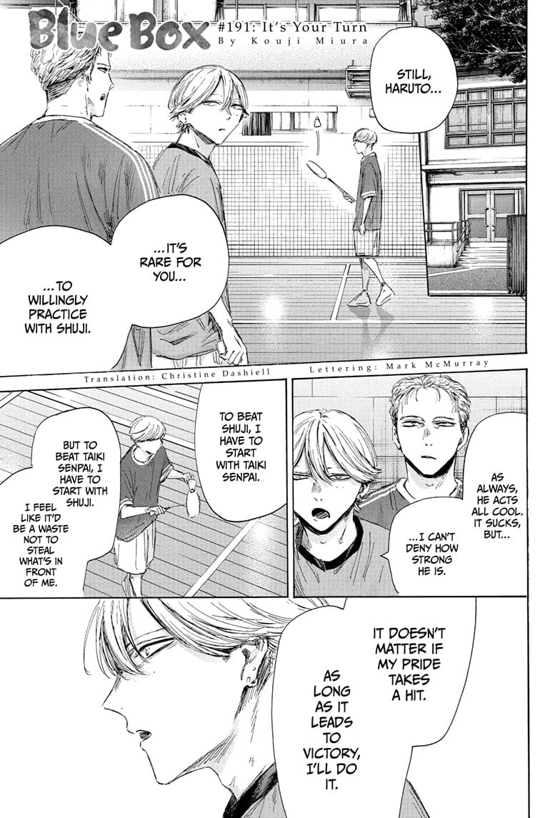 Read Blue Box ENGLISH Manga Online