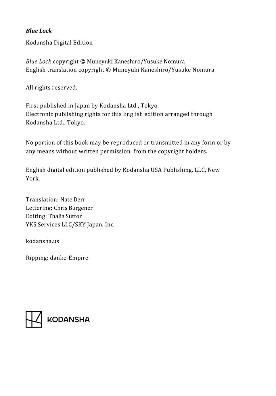 Read Blue Lock ENGLISH Manga Online