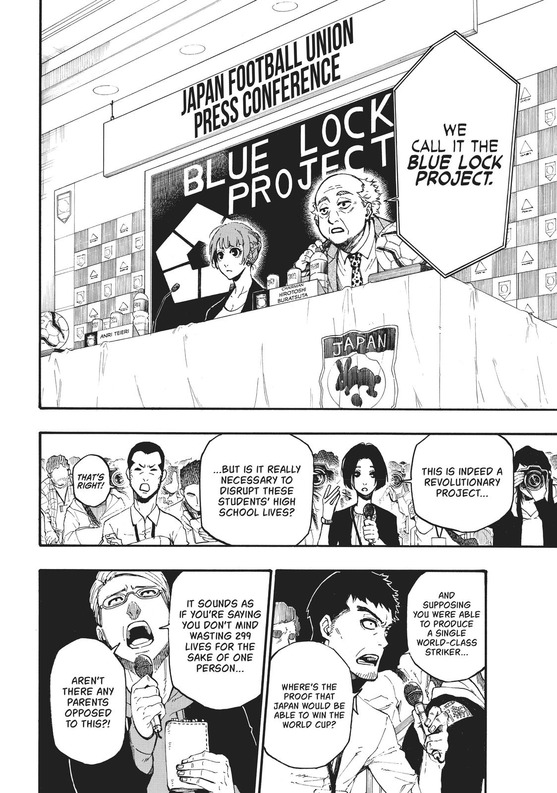 Read Blue Lock ENGLISH Manga Online