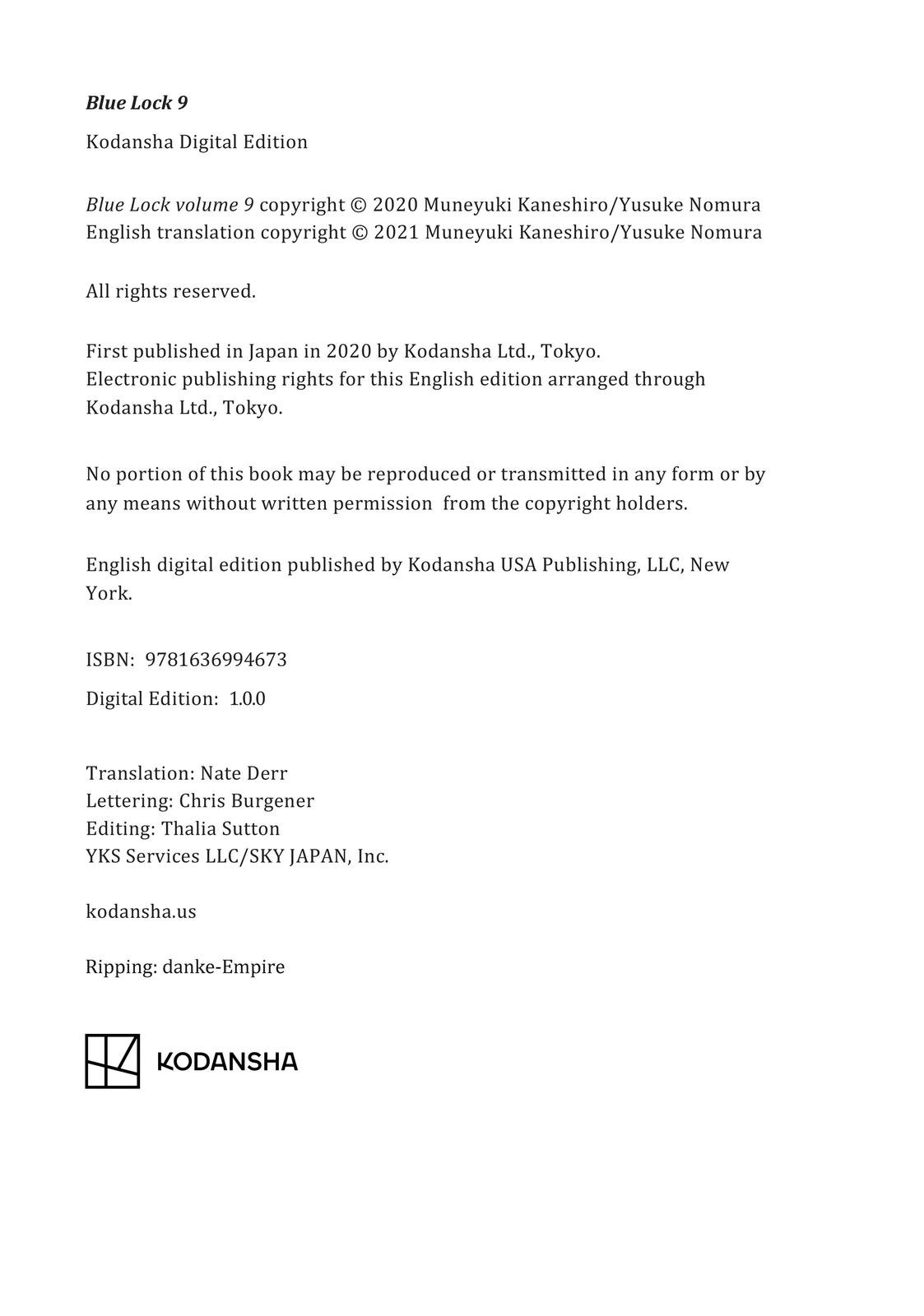 Read Blue Lock ENGLISH Manga Online