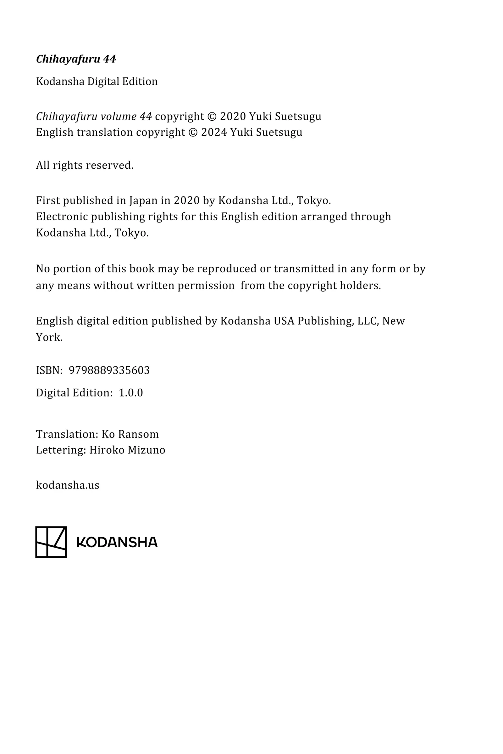 Read Chihayafuru ENGLISH Manga Online