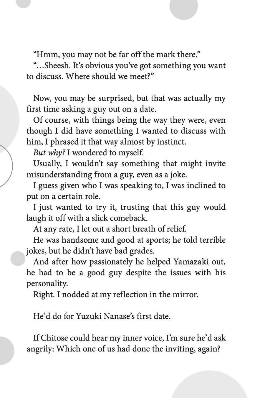 Read Chitose Is in the Ramune Bottle ENGLISH Manga Online