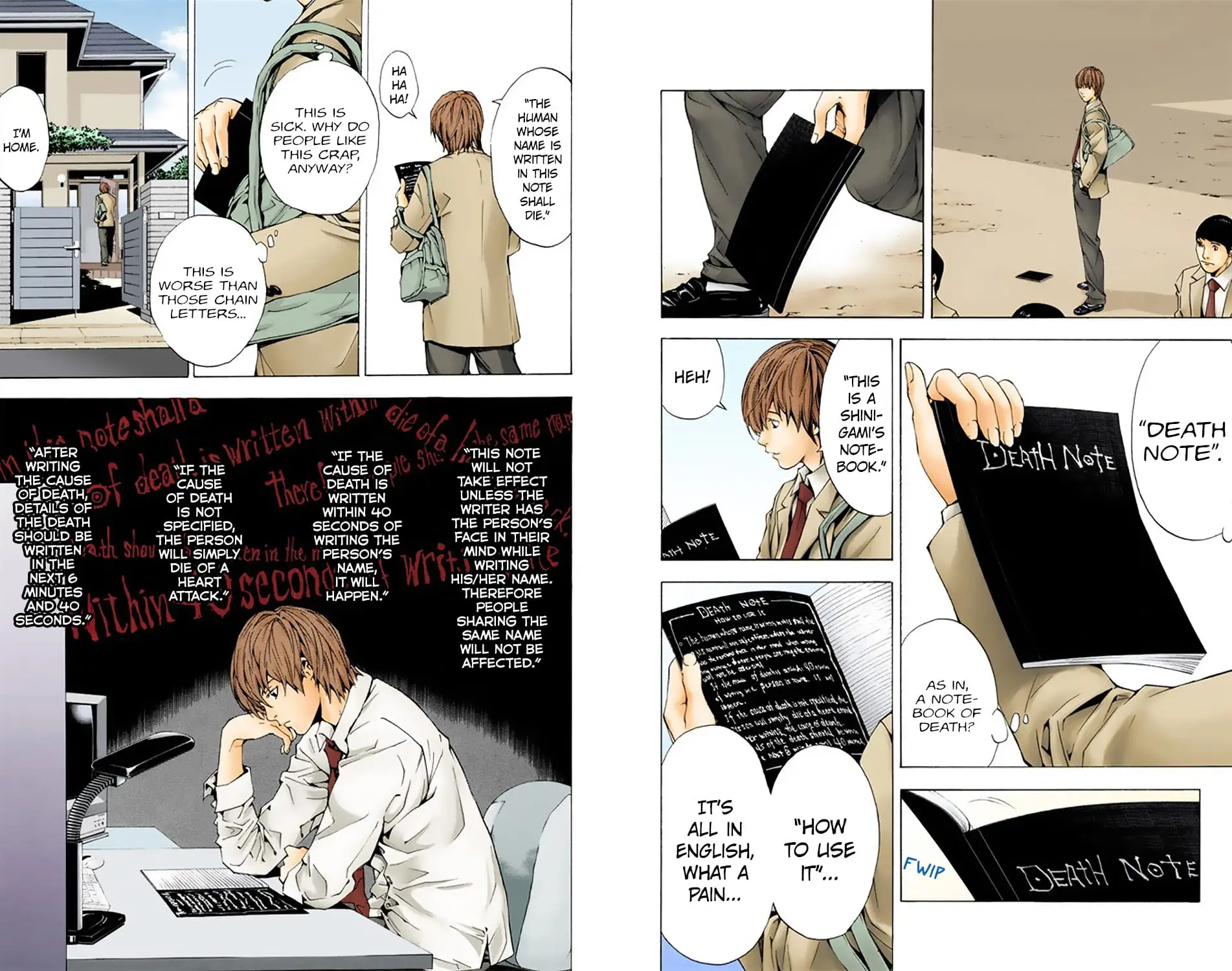Read Death Note (Official Colored) ENGLISH Manga Online