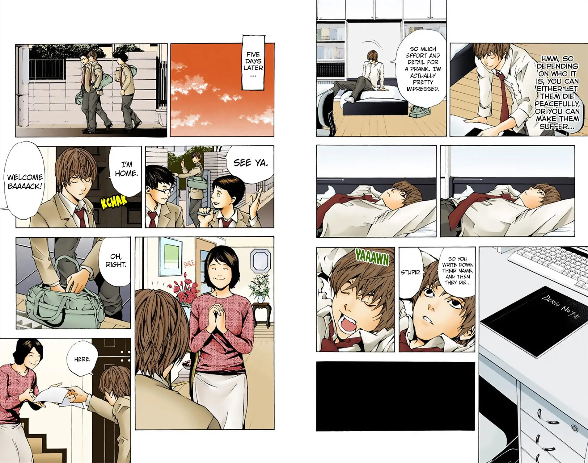 Read Death Note (Official Colored) ENGLISH Manga Online