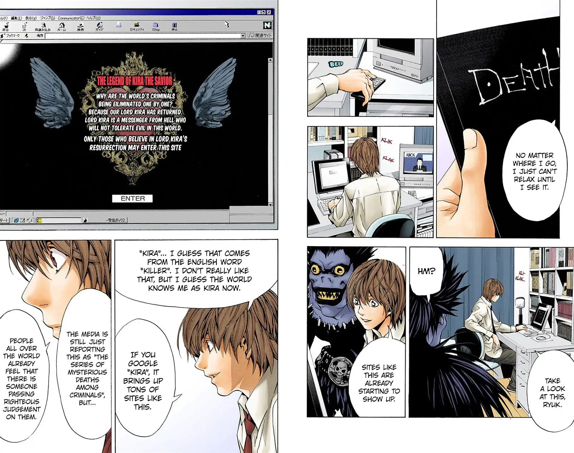 Read Death Note (Official Colored) ENGLISH Manga Online