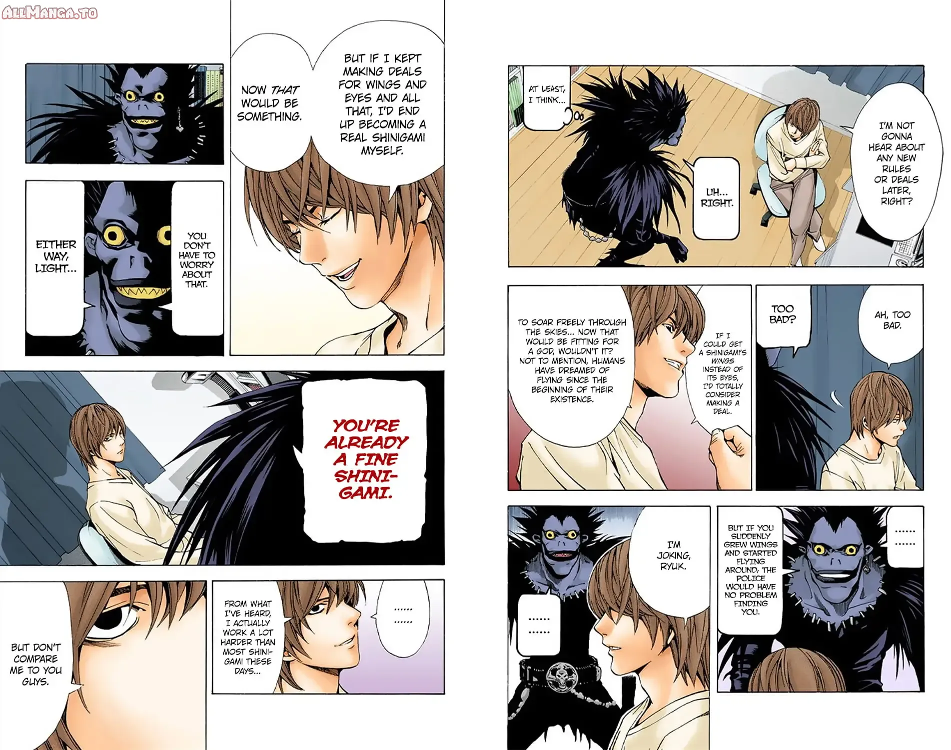 Read Death Note (Official Colored) ENGLISH Manga Online