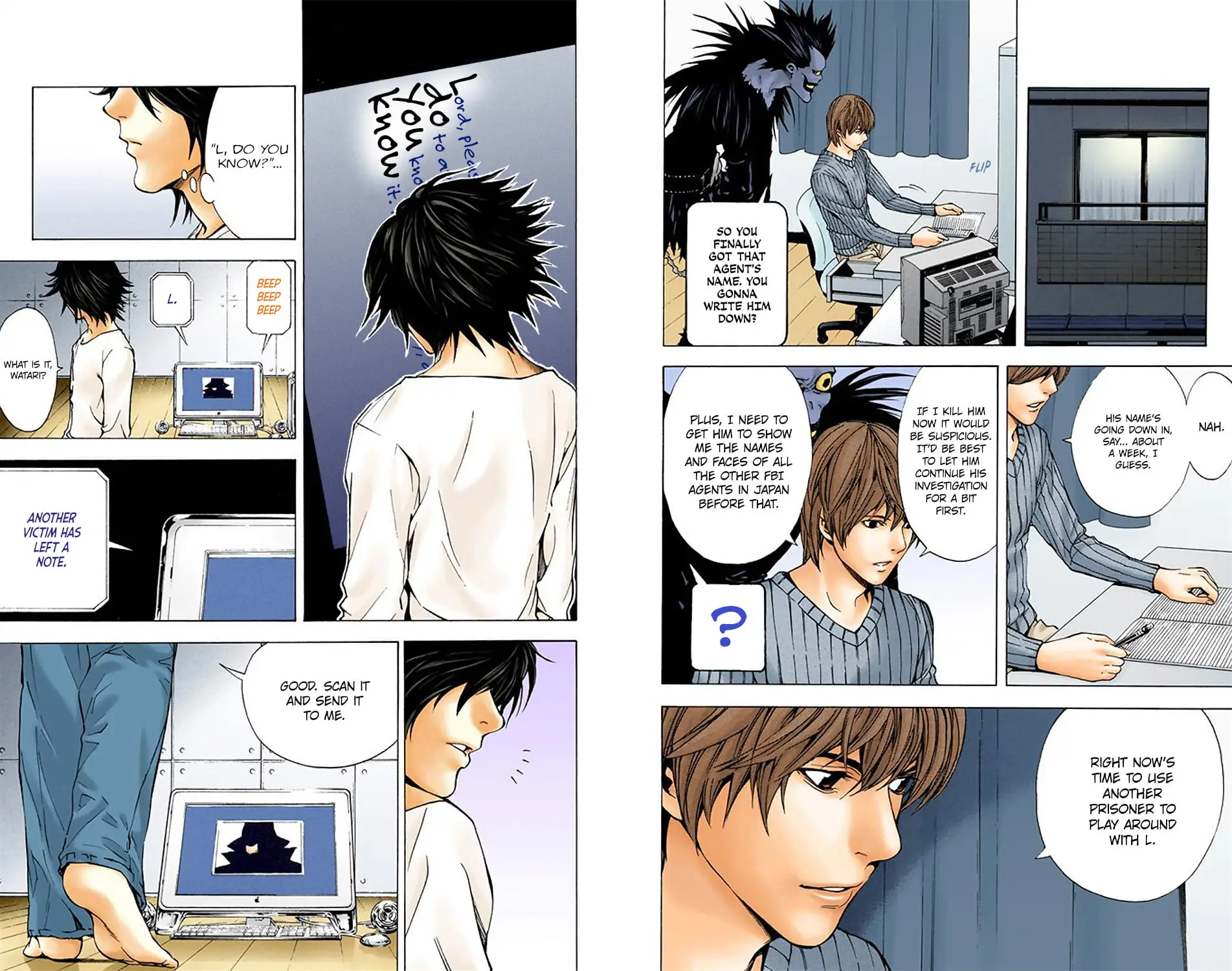 Read Death Note (Official Colored) ENGLISH Manga Online