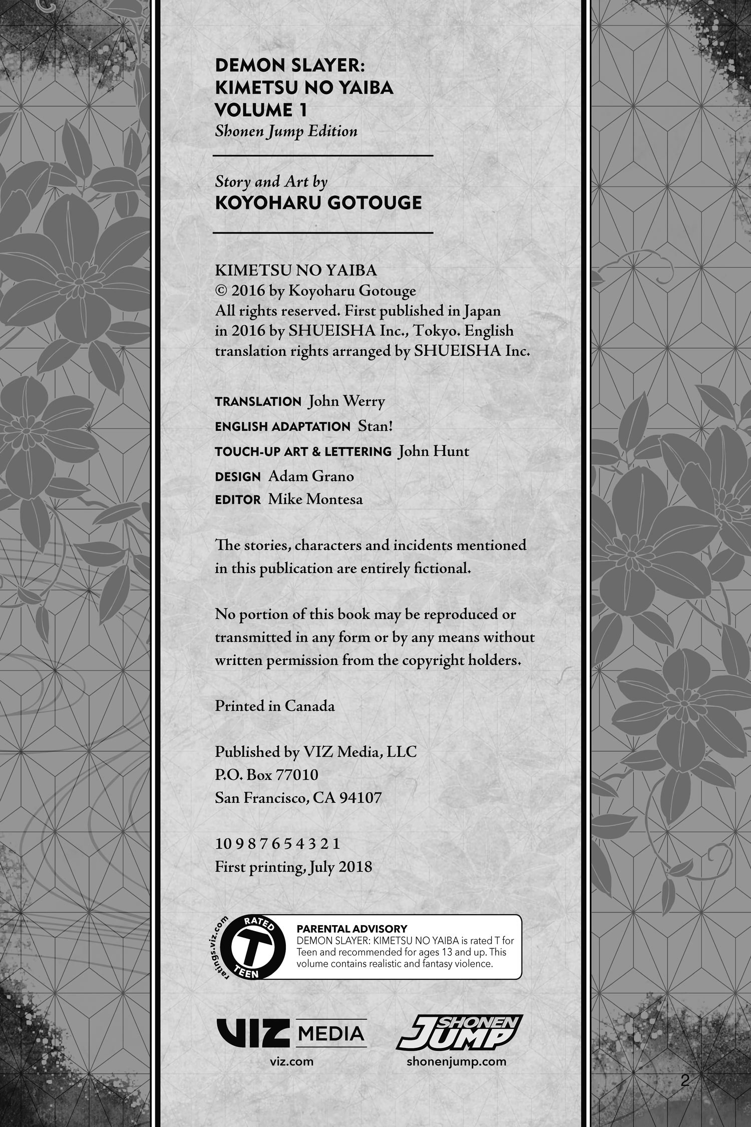 Read Demon Slayer Kimetsu no Yaiba ENGLISH Manga Online