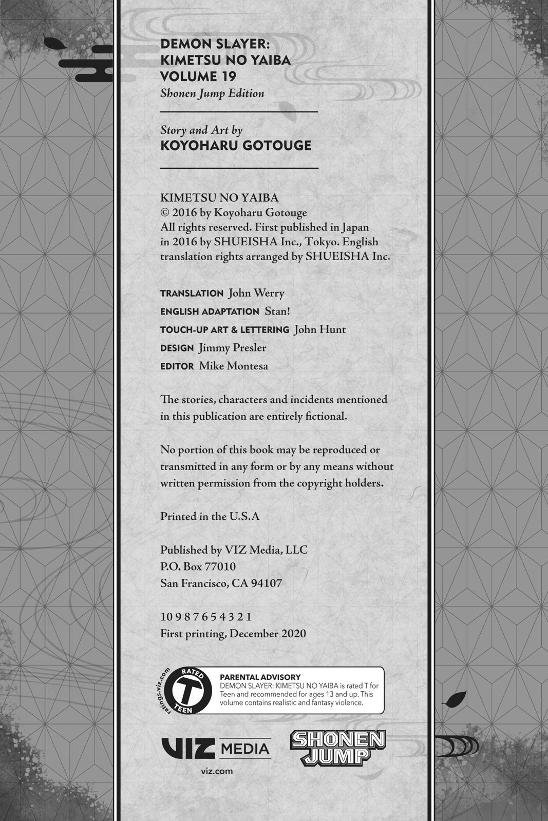 Read Demon Slayer Kimetsu no Yaiba ENGLISH Manga Online