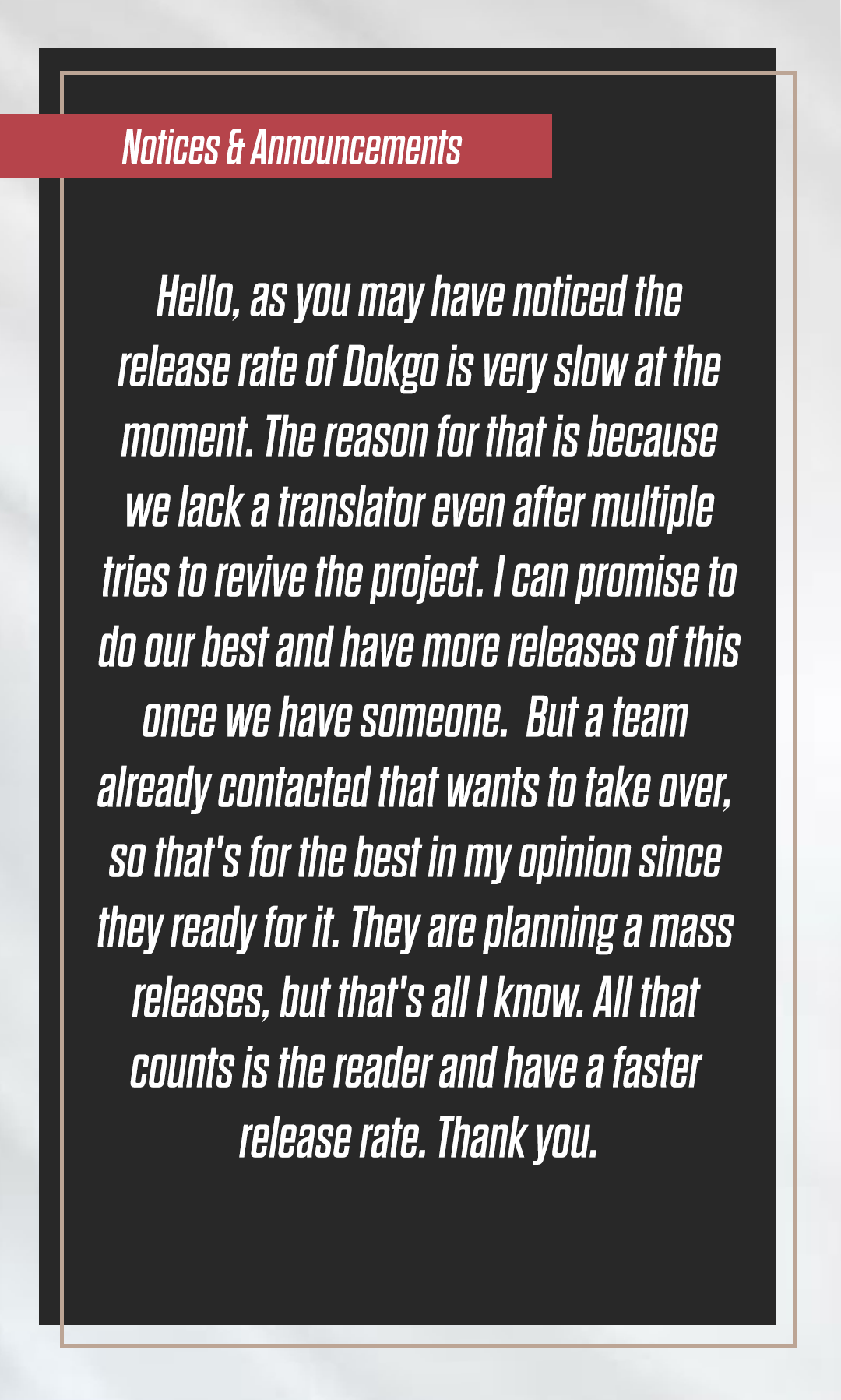 Read Dokgo 2 ENGLISH Manga Online