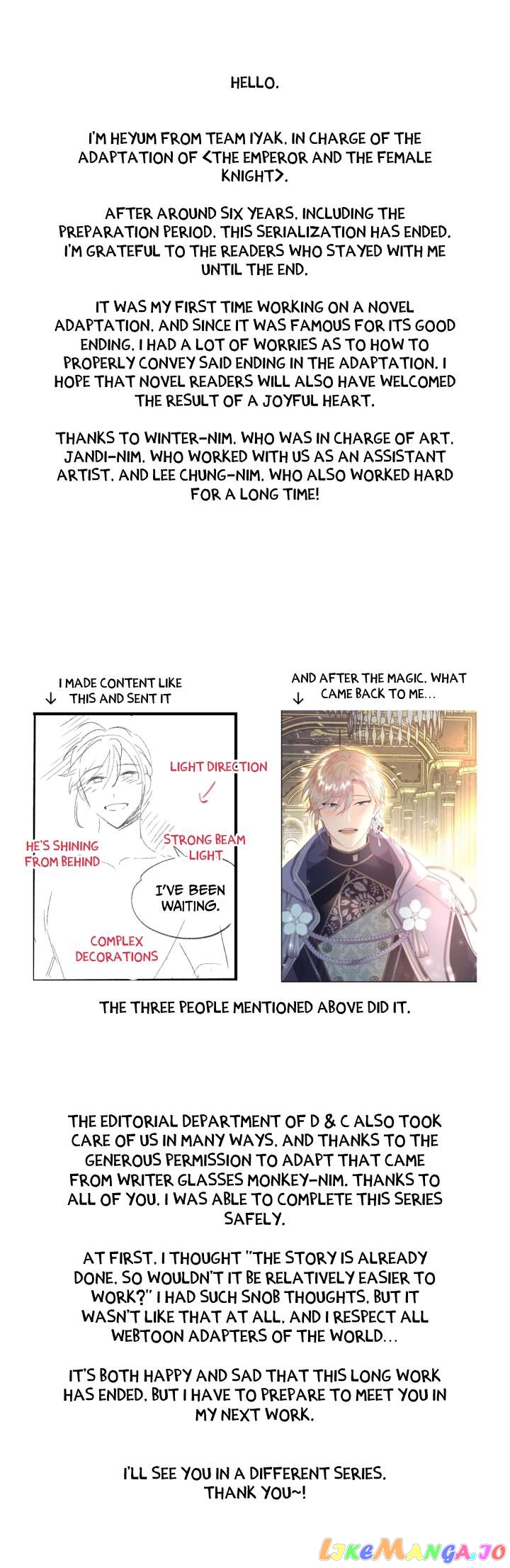 Read Emperor And The Female Knight ENGLISH Manga Online