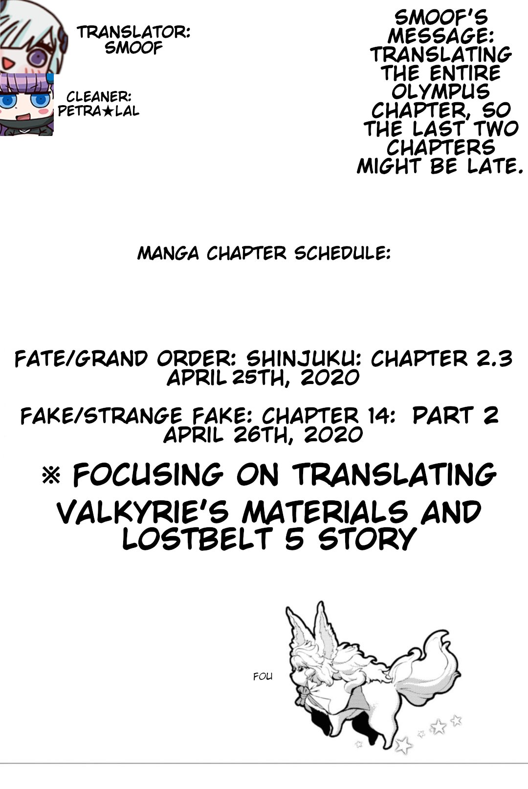 Read Fate Strange Fake ENGLISH Manga Online