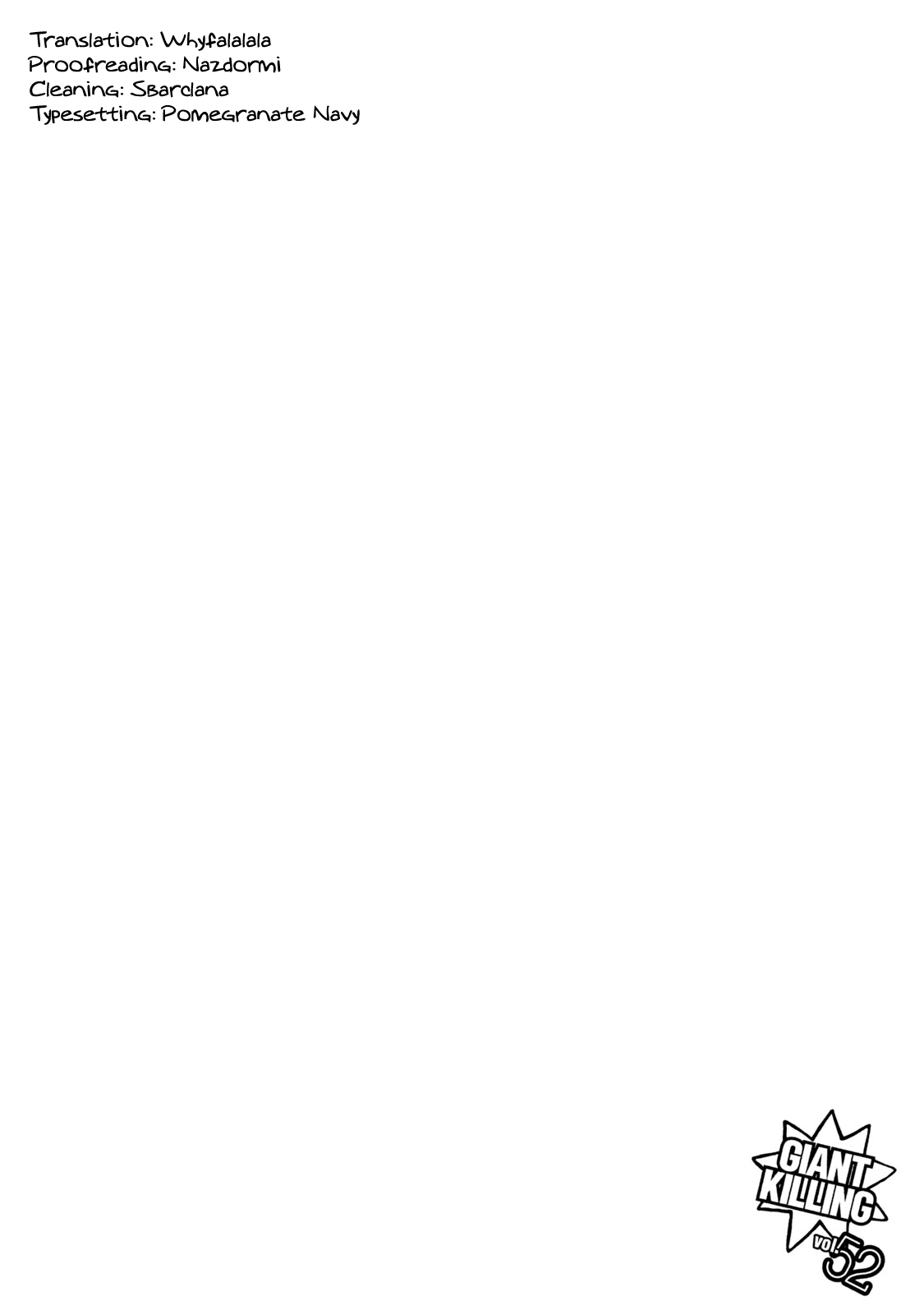 Read Giant Killing ENGLISH Manga Online