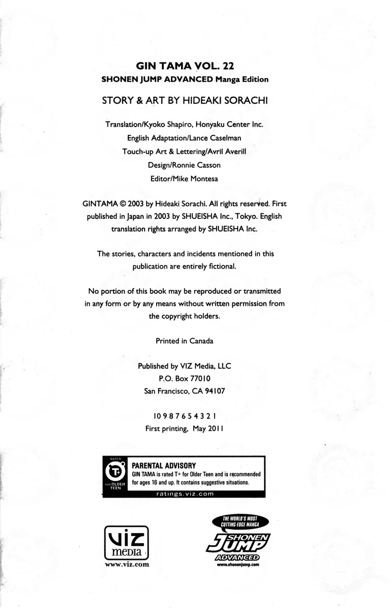 Read Gintama ENGLISH Manga Online