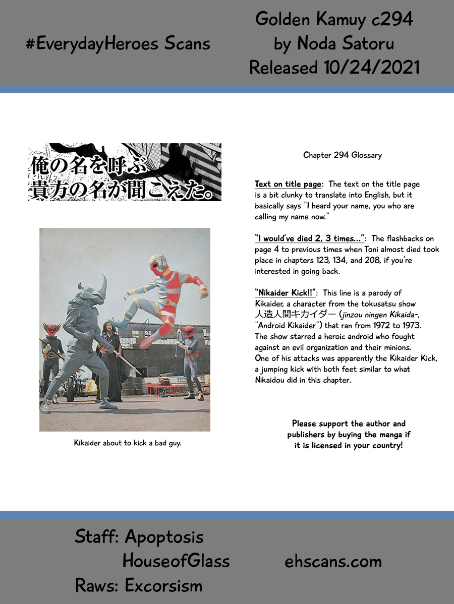 Read Golden Kamuy ENGLISH Manga Online