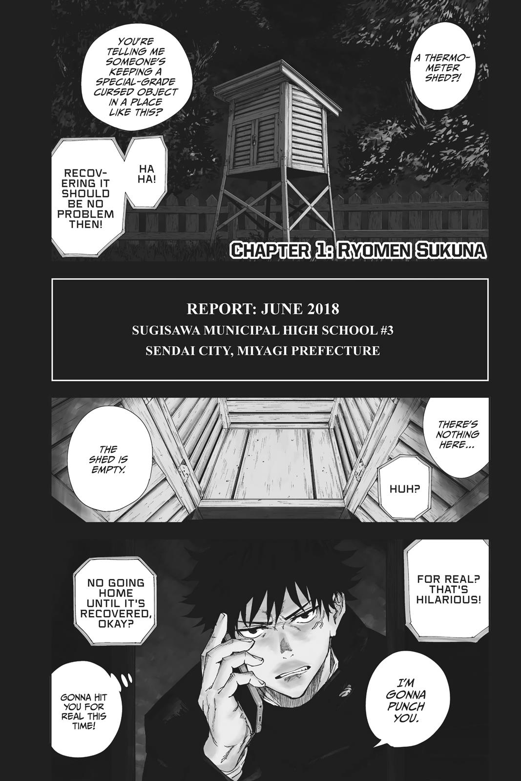 Read Jujutsu Kaisen ENGLISH Manga Online