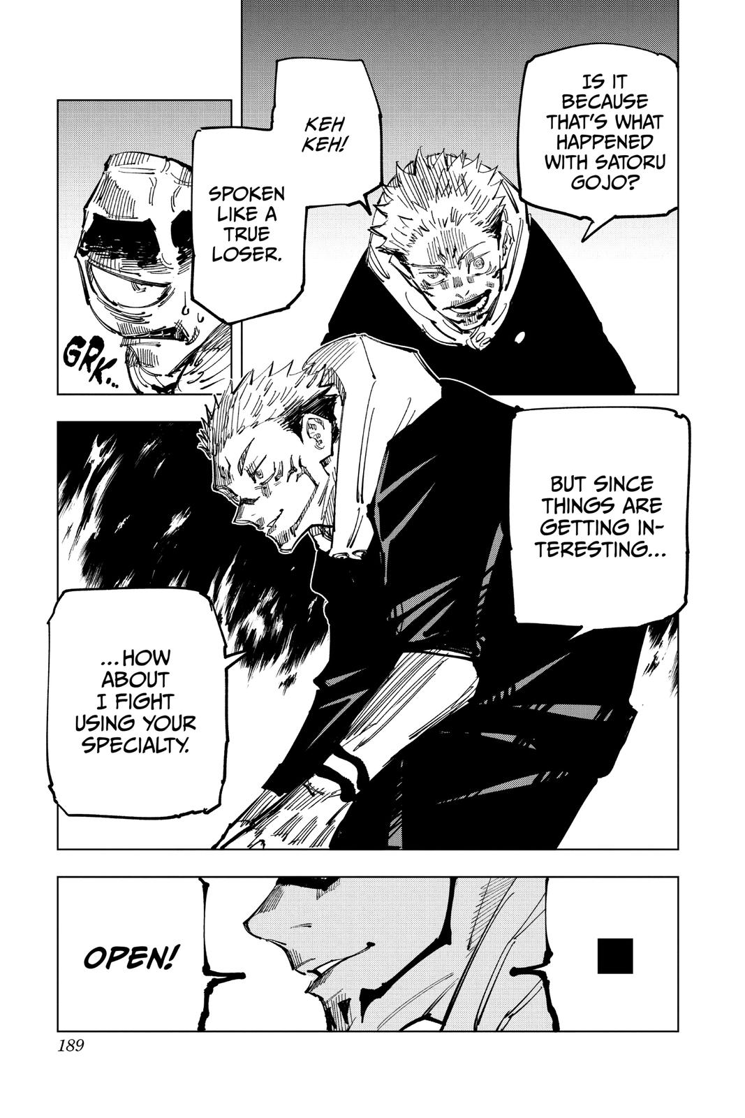 Read Jujutsu Kaisen ENGLISH Manga Online