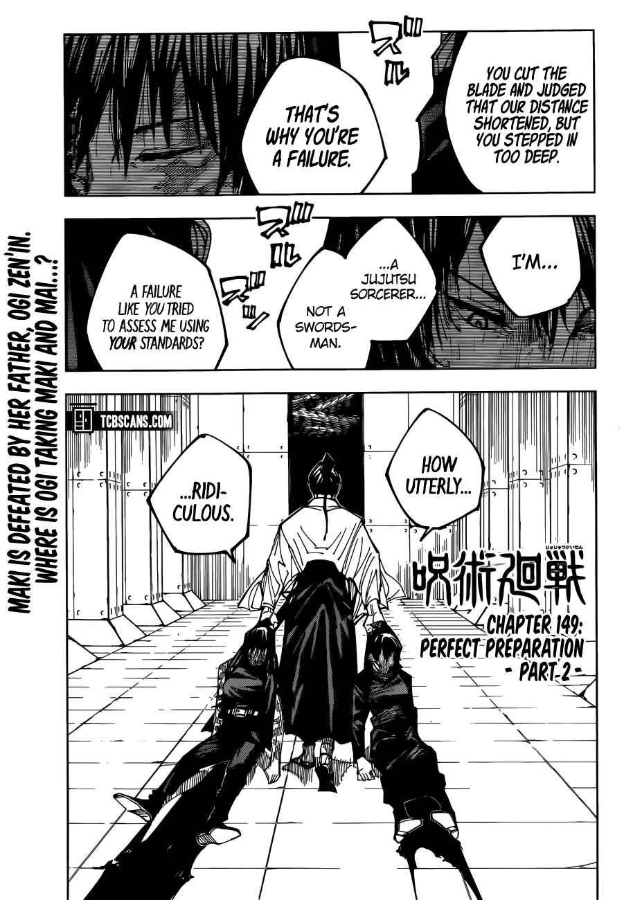 Read Jujutsu Kaisen ENGLISH Manga Online