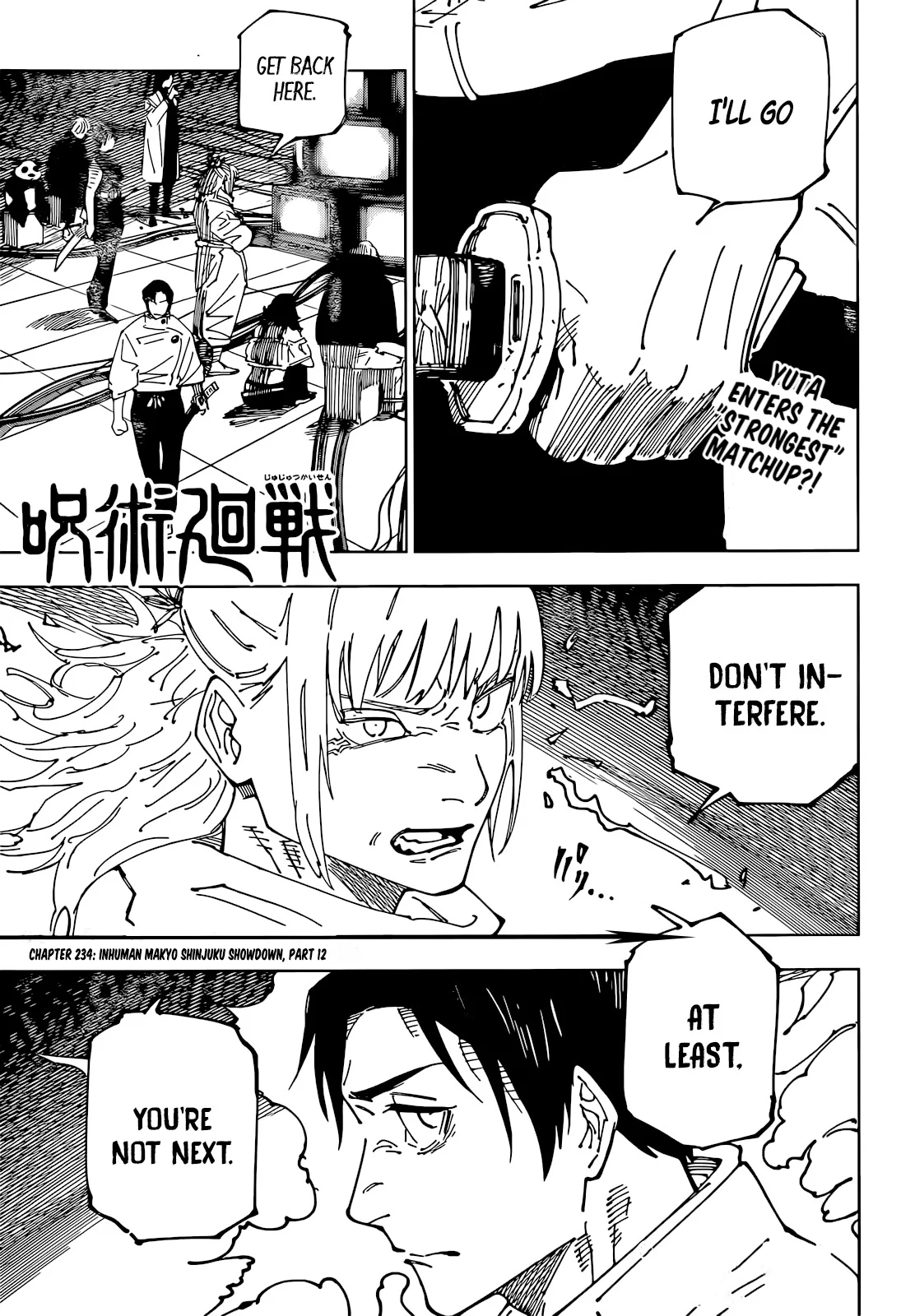 Read Jujutsu Kaisen ENGLISH Manga Online