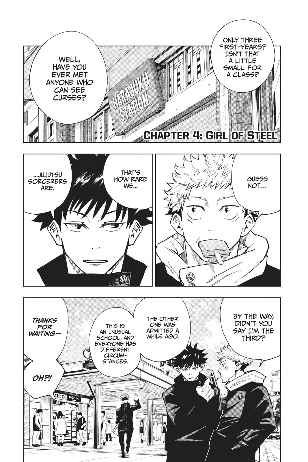 Read Jujutsu Kaisen ENGLISH Manga Online