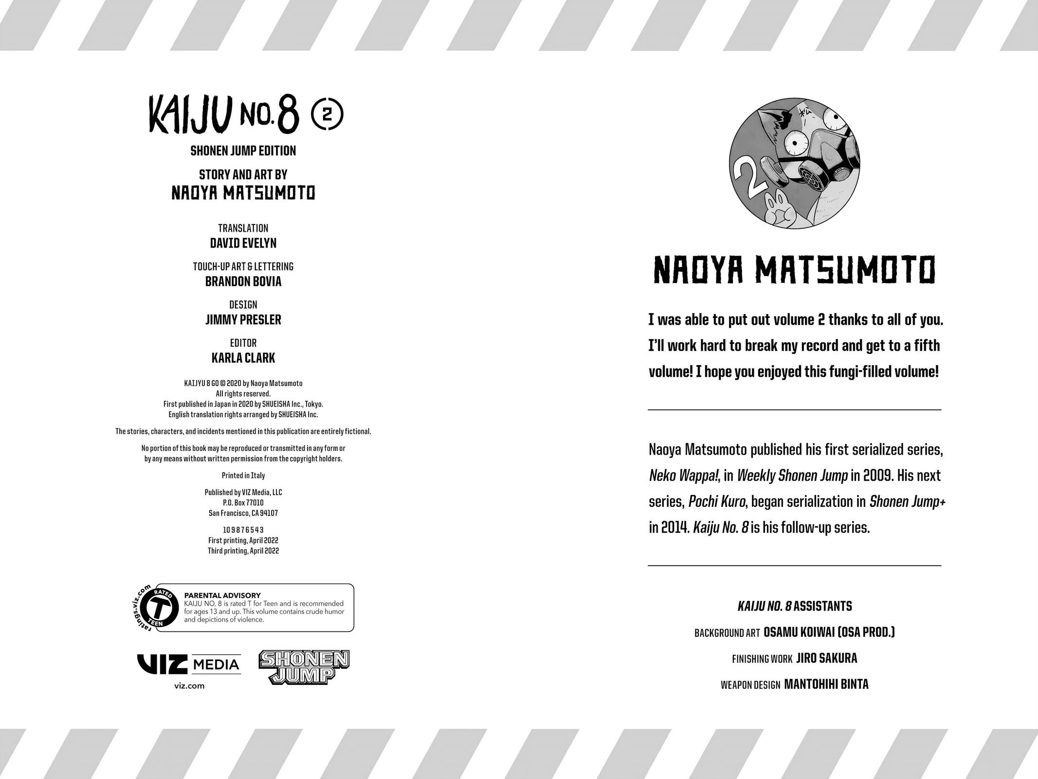 Read Kaiju No.8 ENGLISH Manga Online