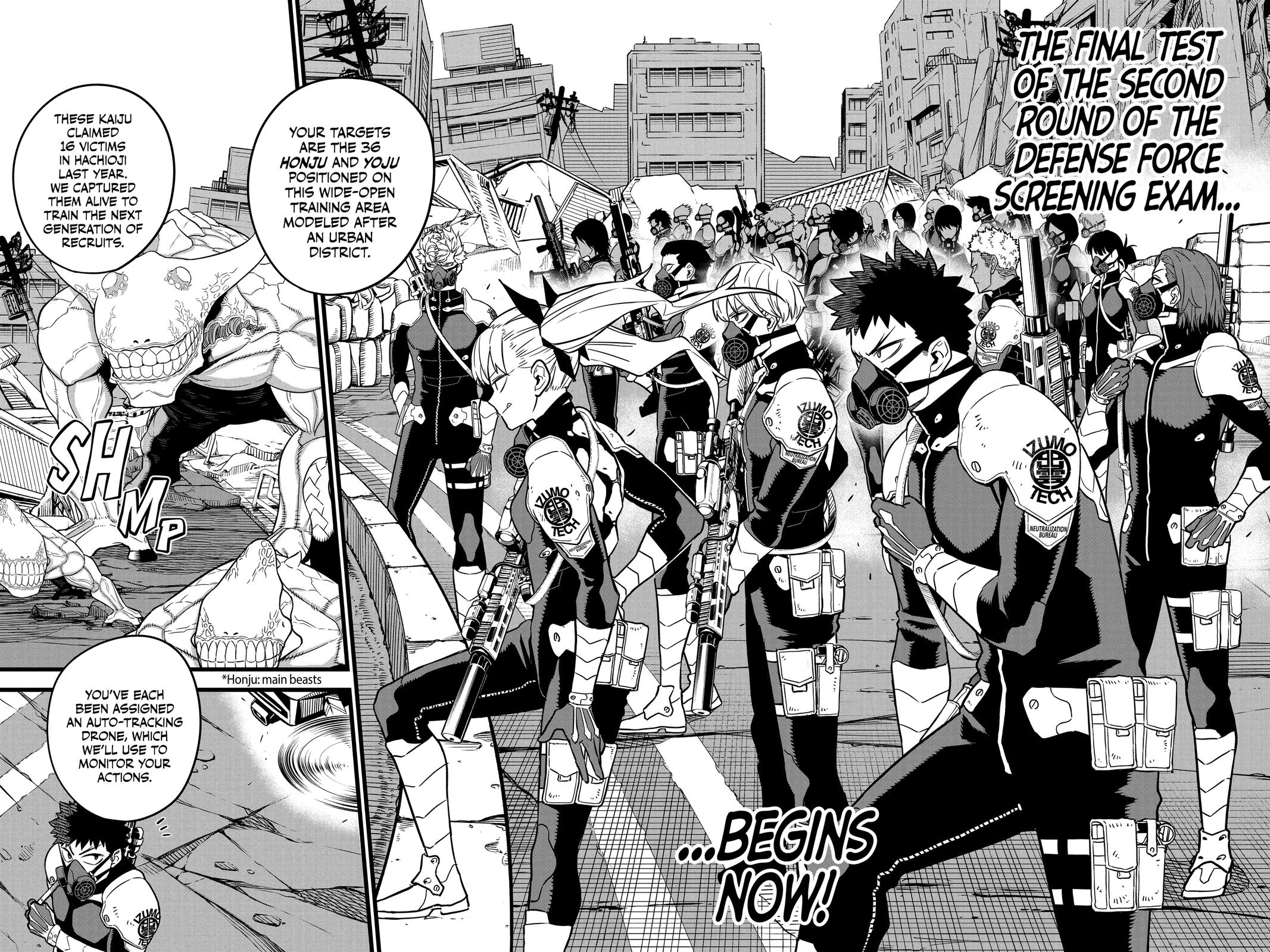 Read Kaiju No.8 ENGLISH Manga Online